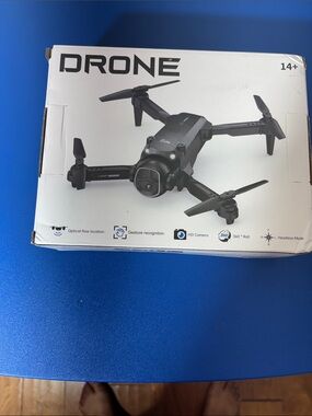 DRONE Foldable RC Quadcopter Drone with HD Camera - Black